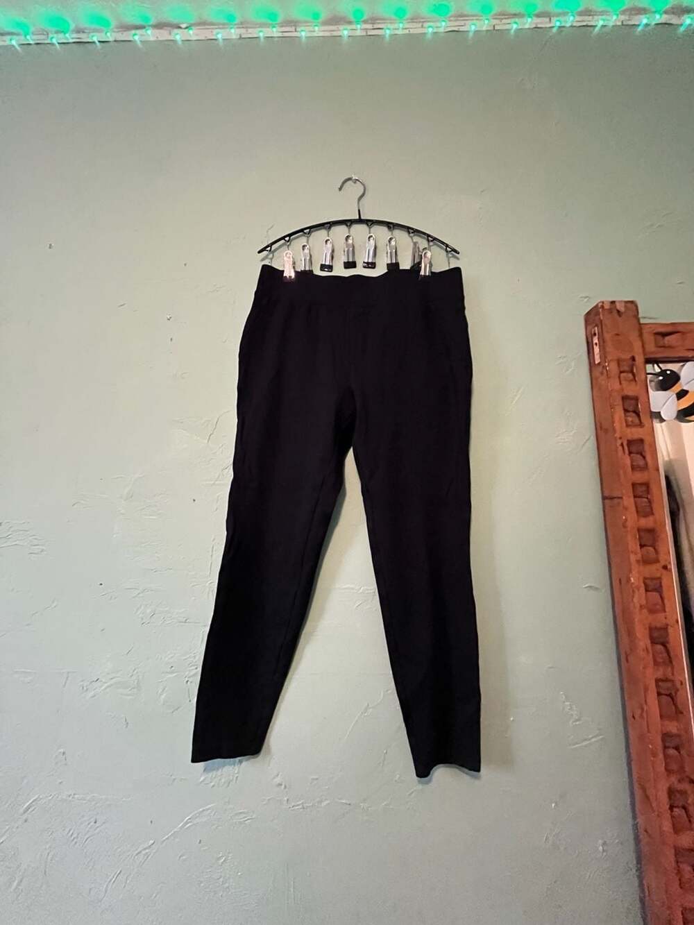 Matty M Navy Blue Pull On Pants Size S Rayon Nylon Spandex